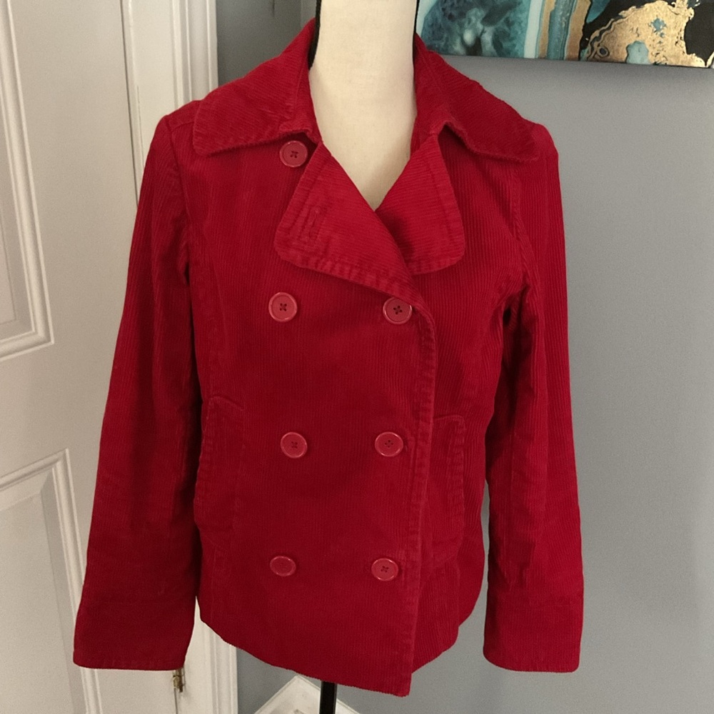 Gap Corduroy Jacket Button Down Adjustable Collar… - image 1